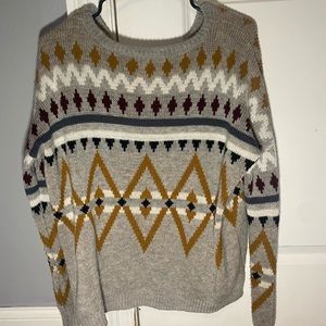 Multi-Colored Sweater, Size : Large